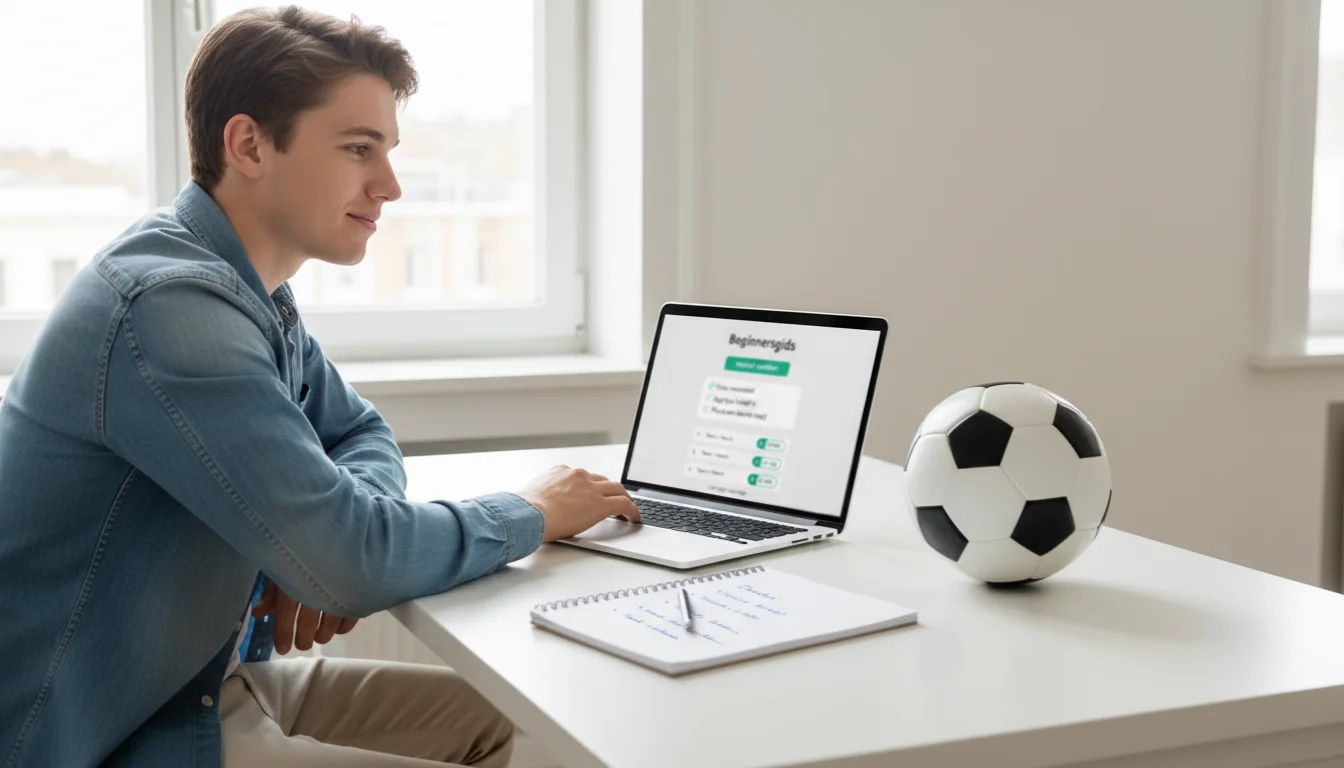 Beginnersgids voetbal wedden starten met sportwedden
