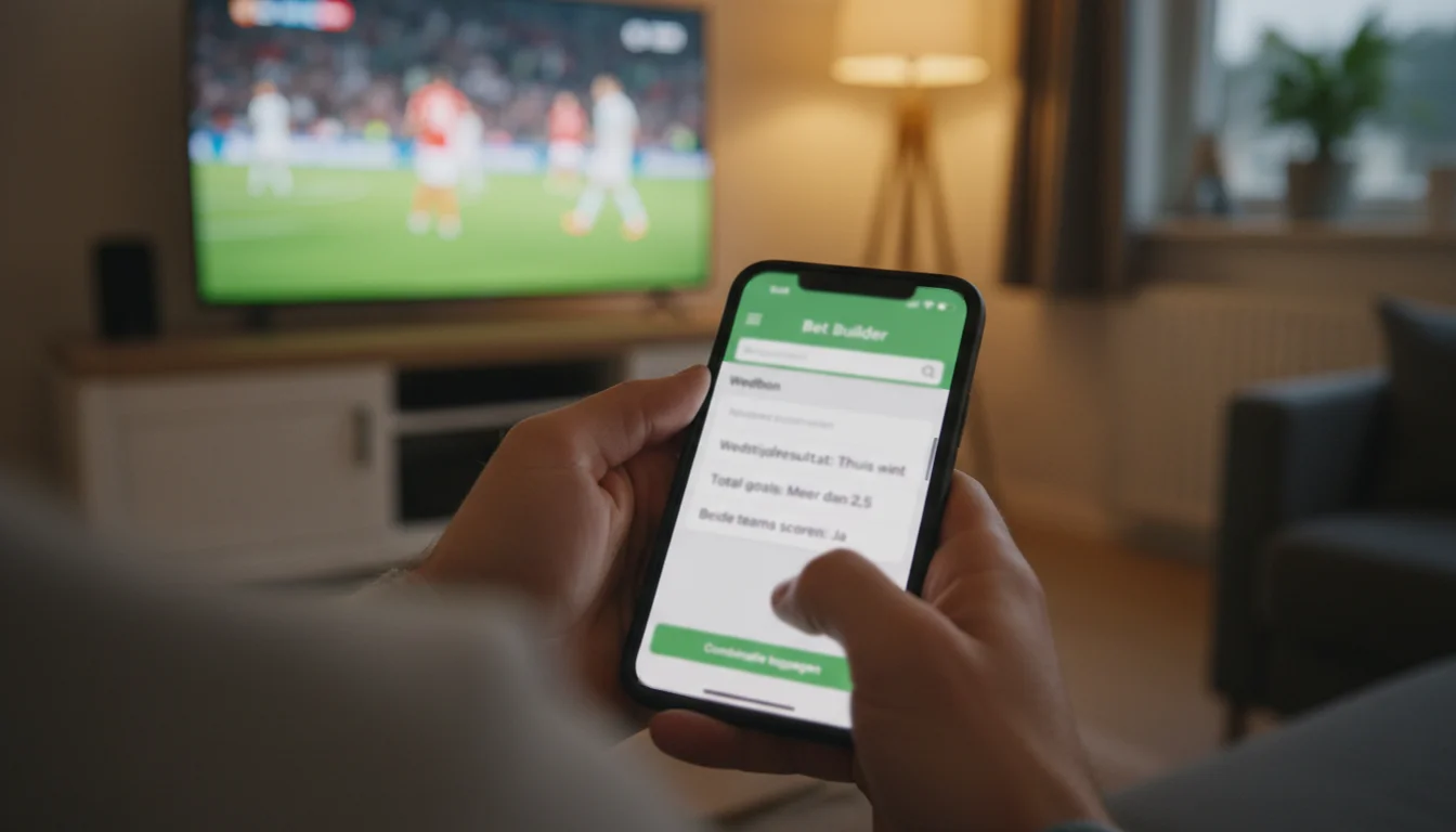 Bet Builder voetbal eigen weddenschappen samenstellen