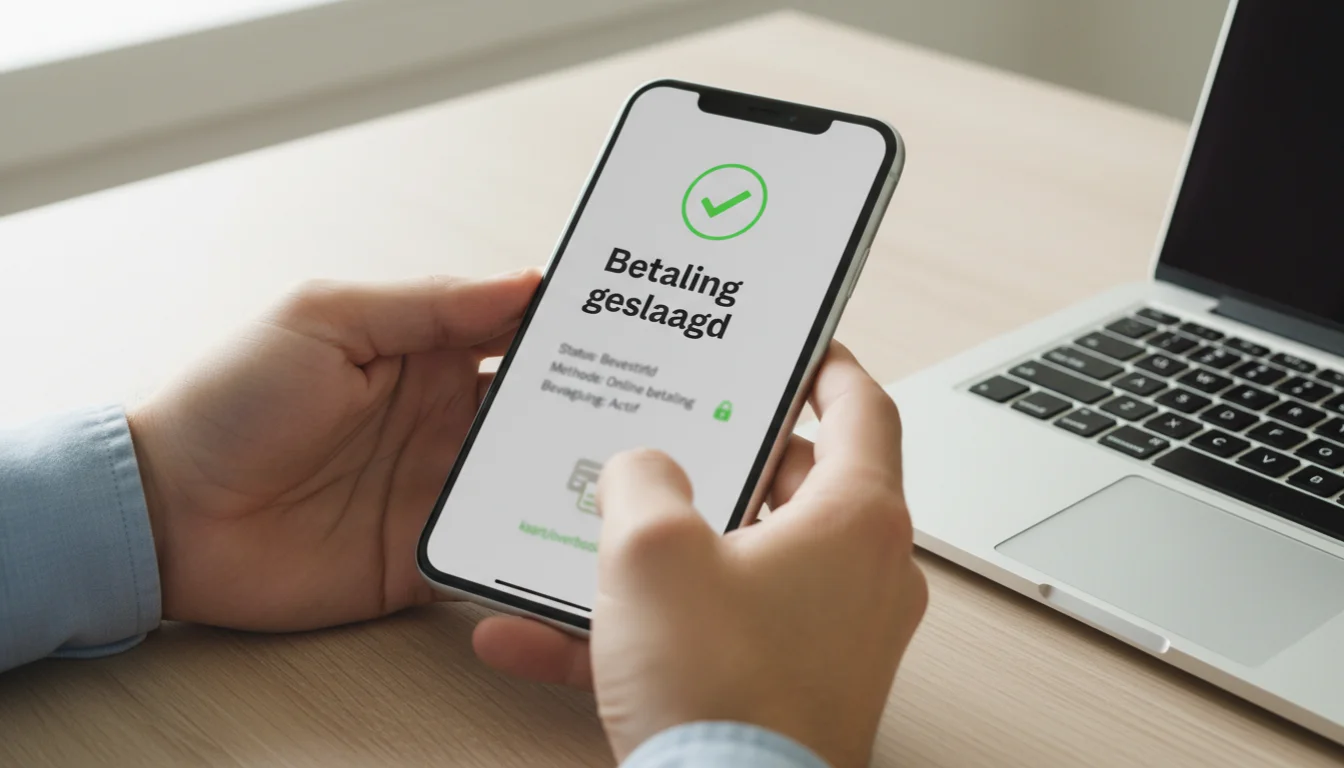 iDEAL betaling op smartphone voor legale Nederlandse bookmaker